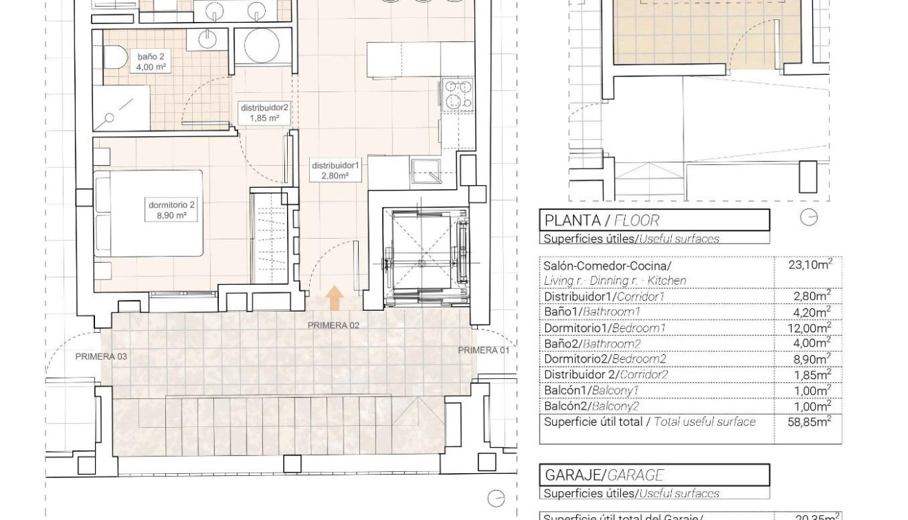 Nouvelle construction - Apartment - Hondon de las Nieves - Pueblo