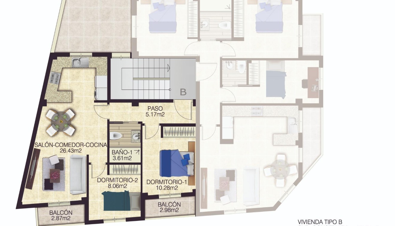 Nouvelle construction - Apartment - Jacarilla - pueblo