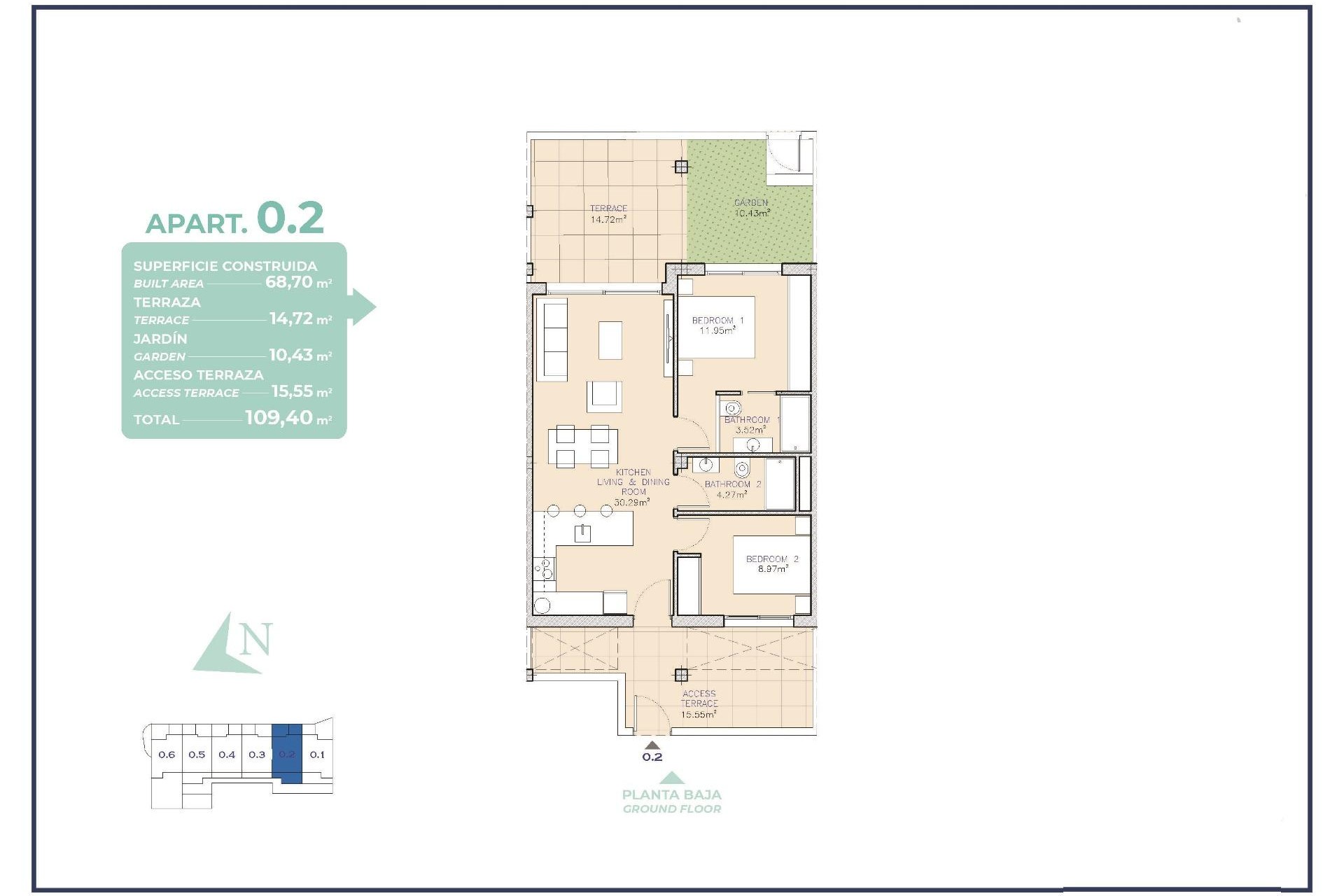 Nouvelle construction - Apartment - Los Alcázares - Serena Golf