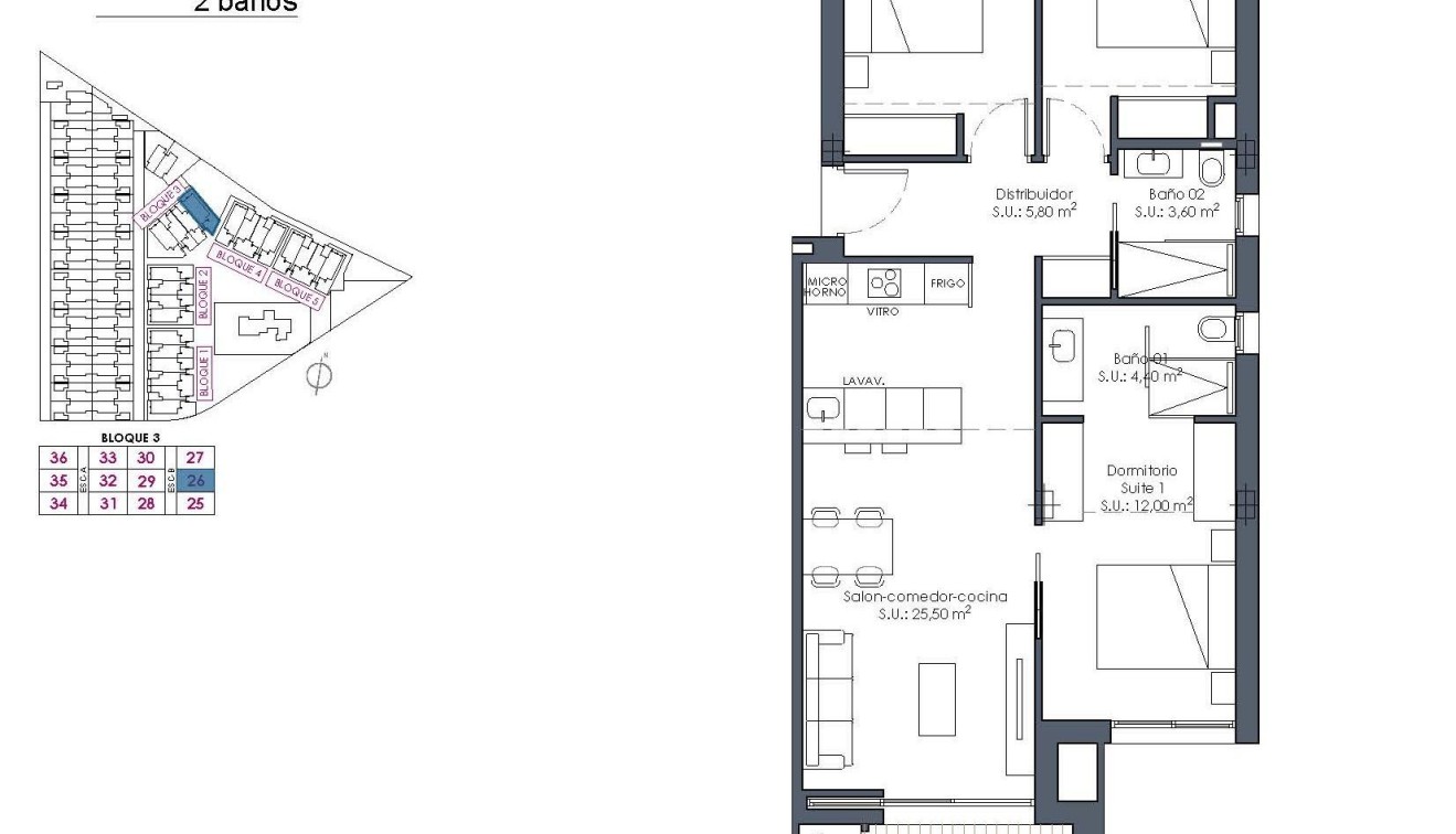 Nouvelle construction - Apartment - Los Alcázares - Serena Golf