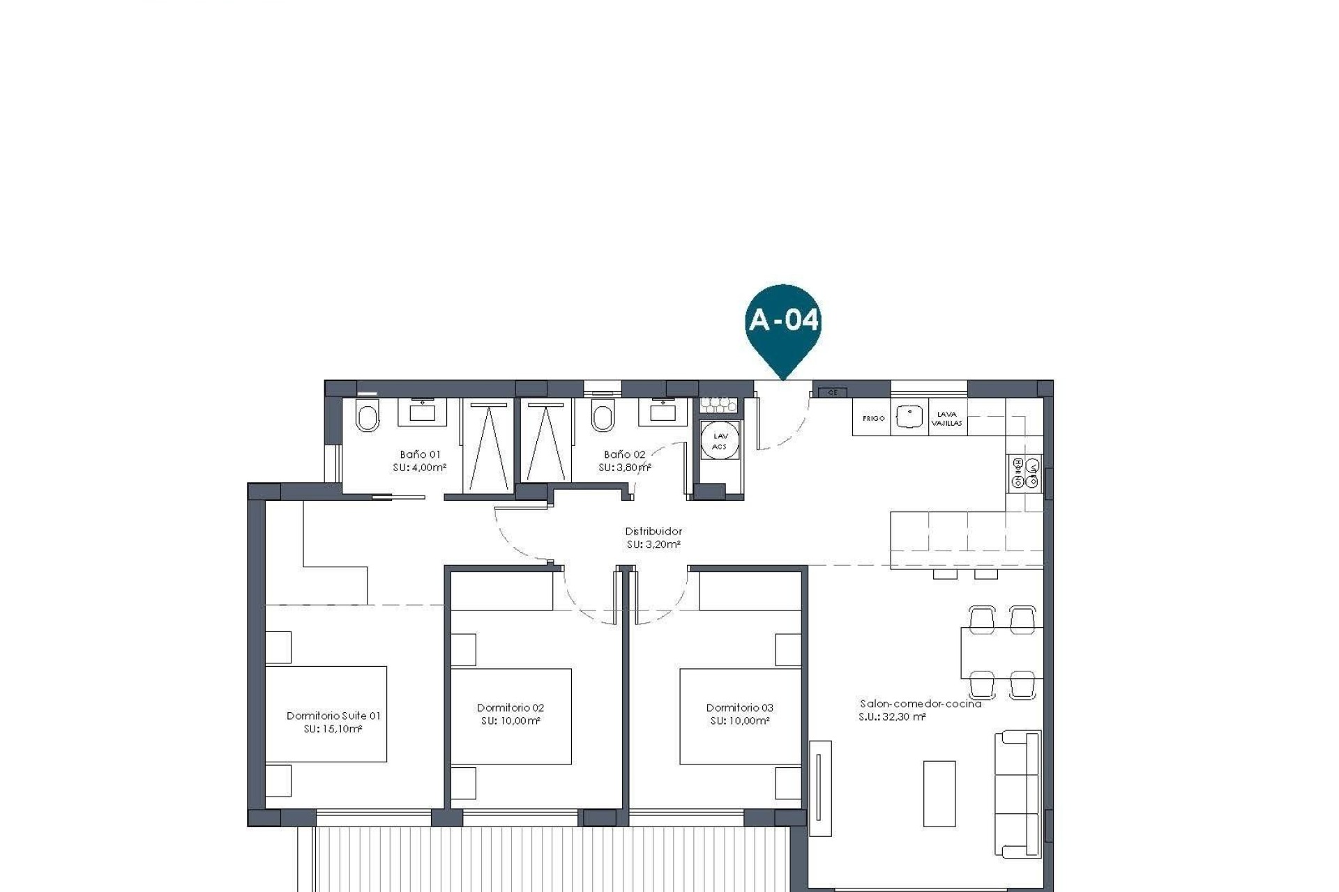 Nouvelle construction - Apartment - Los Alcázares - Serena Golf