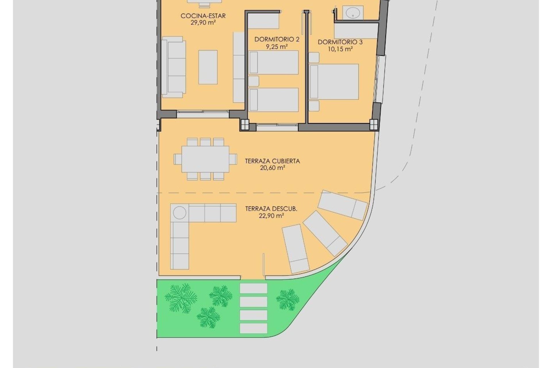 Nouvelle construction - Apartment - Los Alcázares - Serena Golf