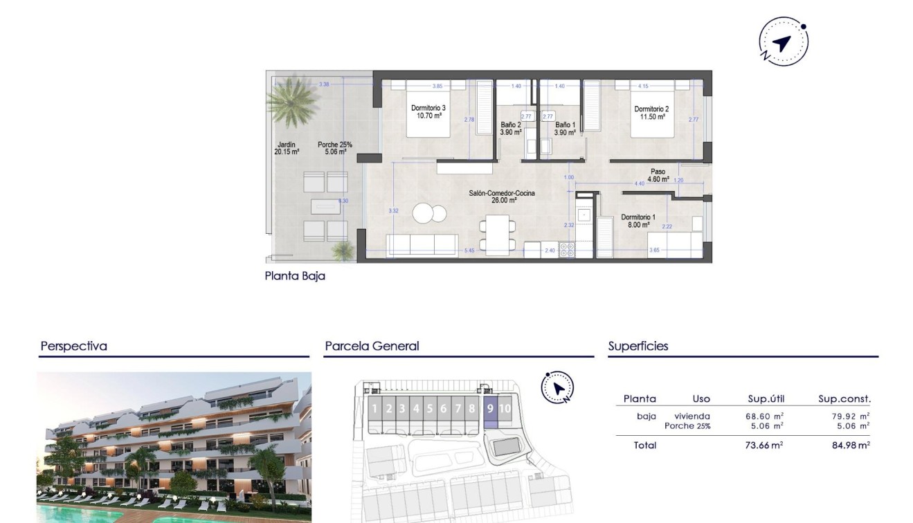 Nouvelle construction - Apartment - San Javier - Santiago de la Ribera