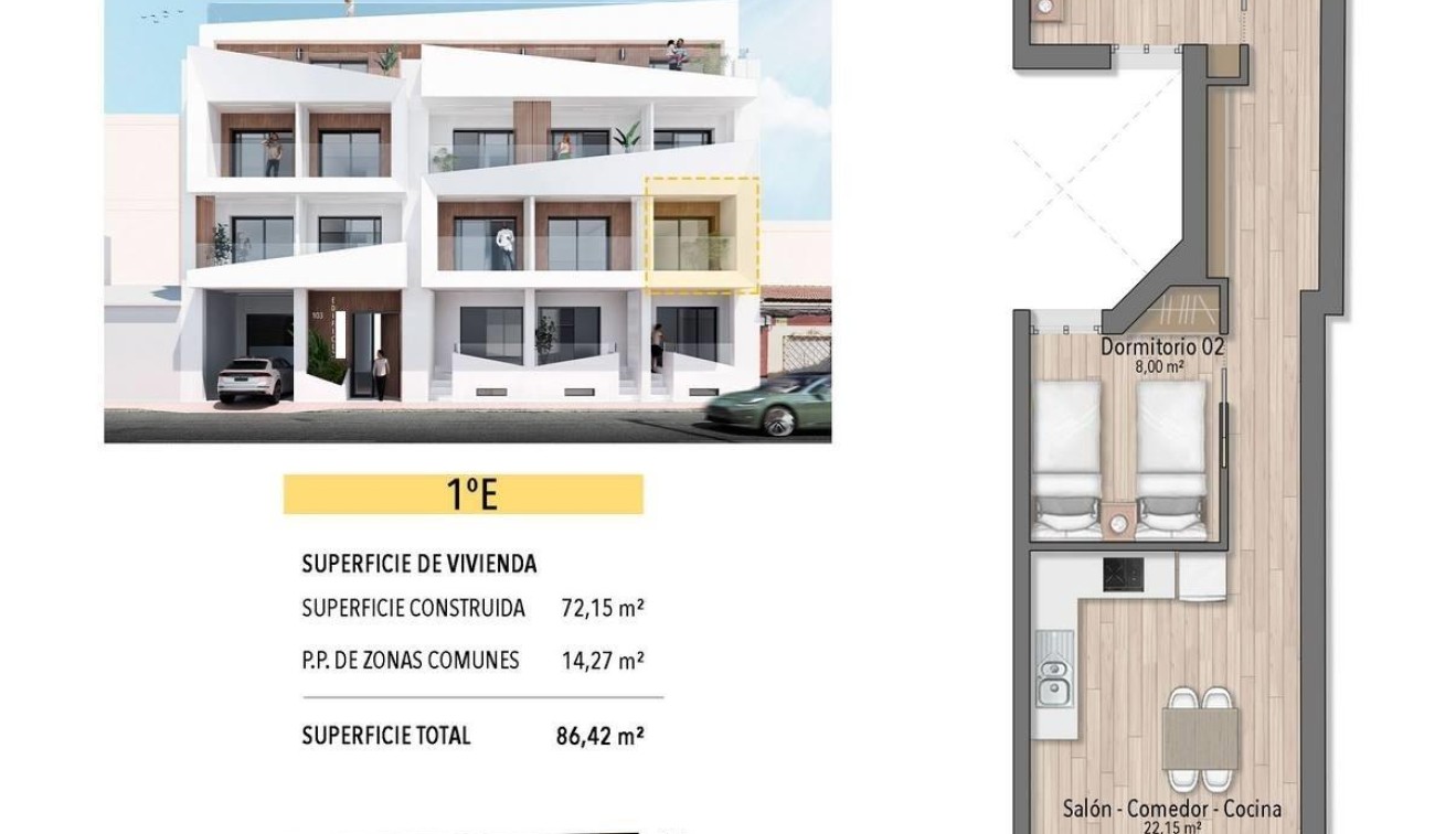 Nouvelle construction - Apartment - Torrevieja - Playa de El Cura