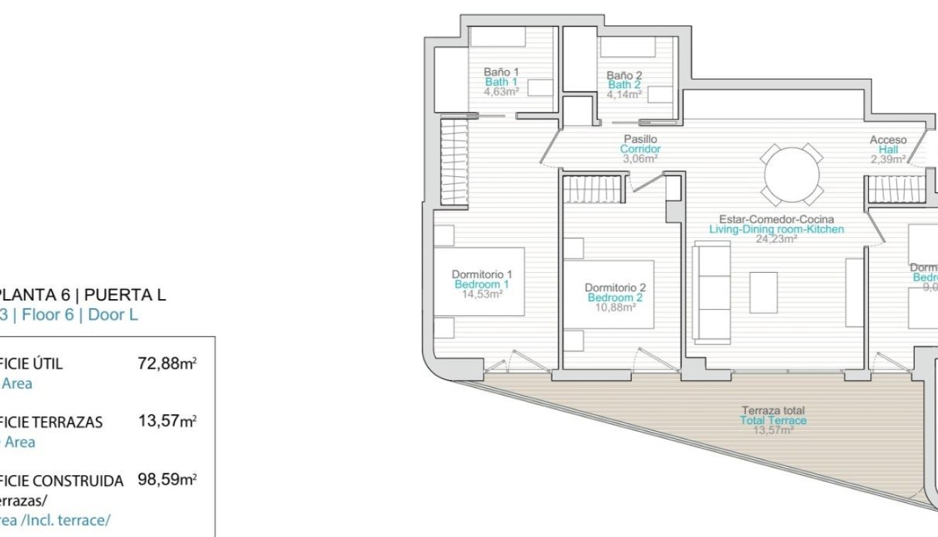 Nouvelle construction - Apartment - Villajoyosa - La Tellerola