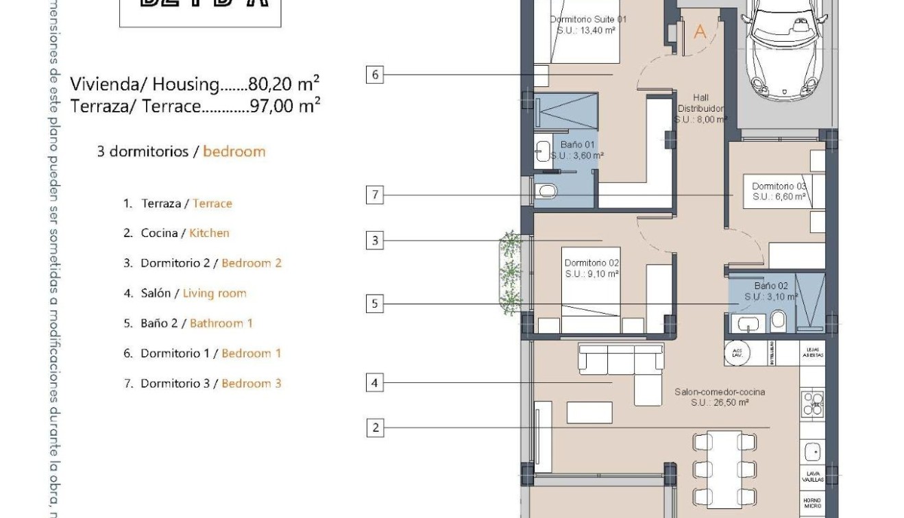 Nouvelle construction - Bungalow - Los Alcázares - Serena Golf