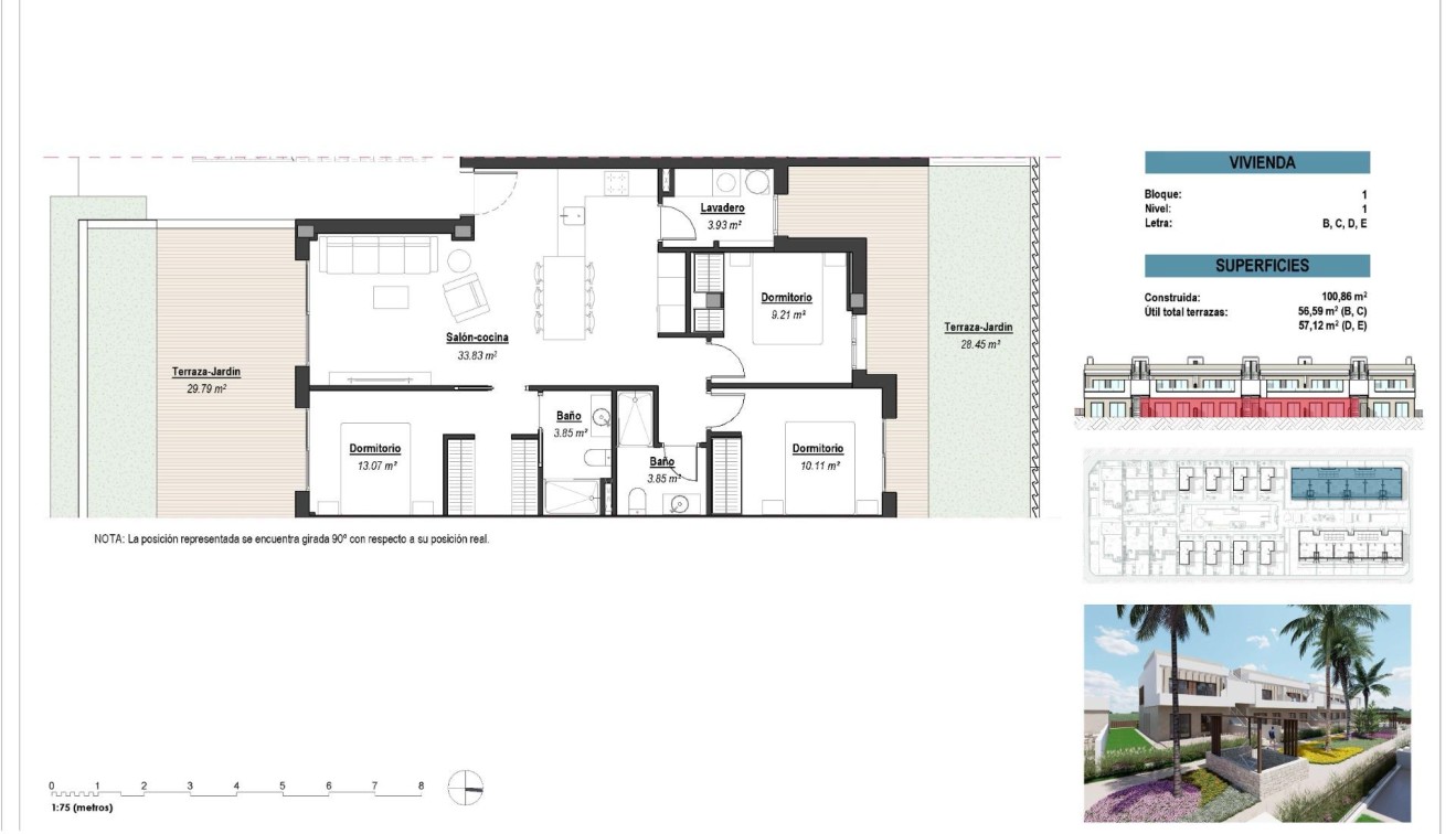 Nouvelle construction - Bungalow - Los Alcázares - Serena Golf