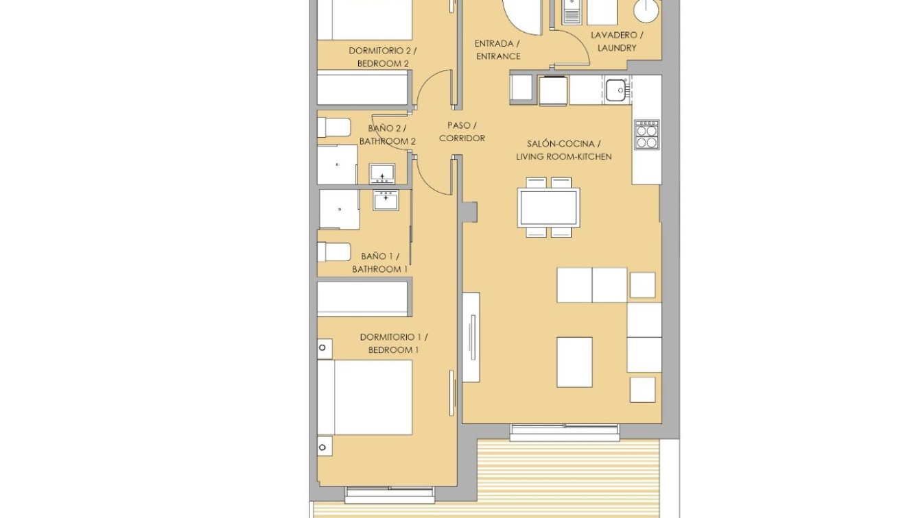 Nouvelle construction - Bungalow - Orihuela - Vistabella Golf