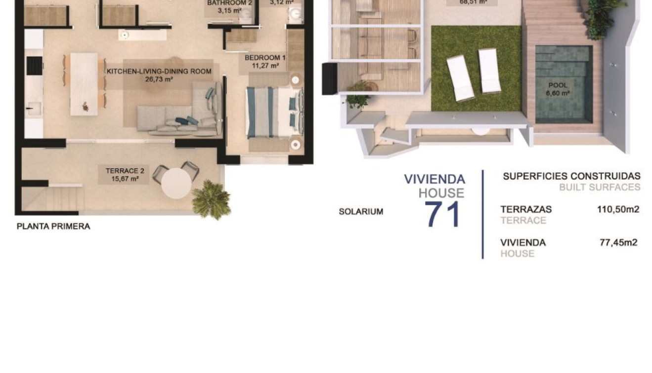 Nouvelle construction - Bungalow - Pilar de La Horadada - La Torre de la Horadada