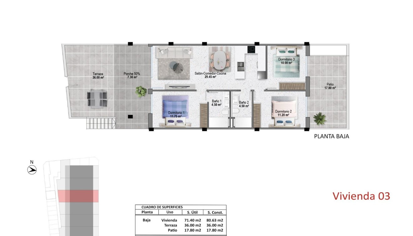 Nouvelle construction - Bungalow - Pilar de La Horadada - pueblo