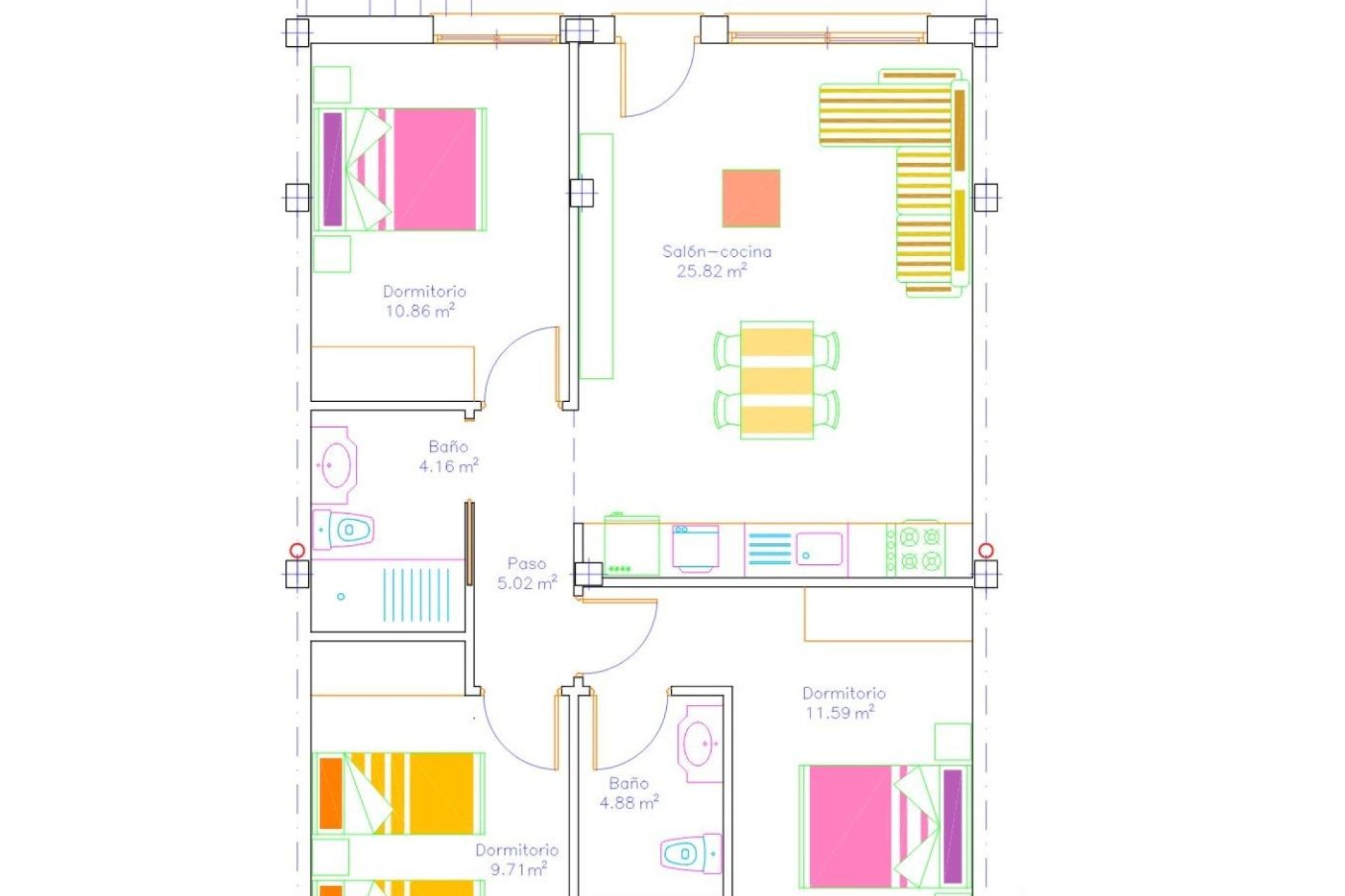 Nouvelle construction - Bungalow - San Javier - pueblo