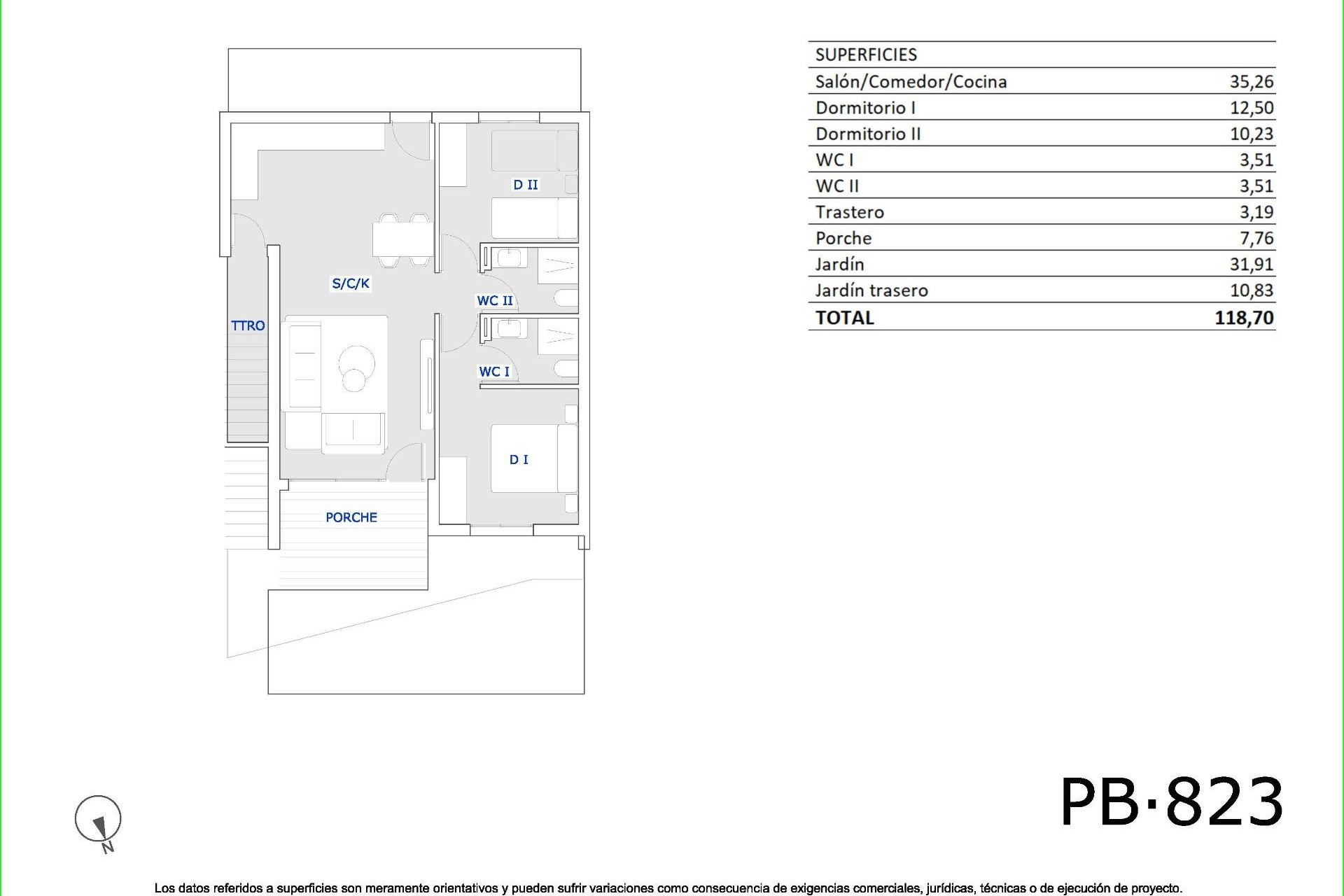 Nouvelle construction - Bungalow - San Miguel - Pueblo