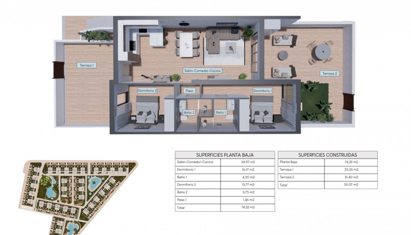 Nouvelle construction - Bungalow - Torrevieja - Los Balcones