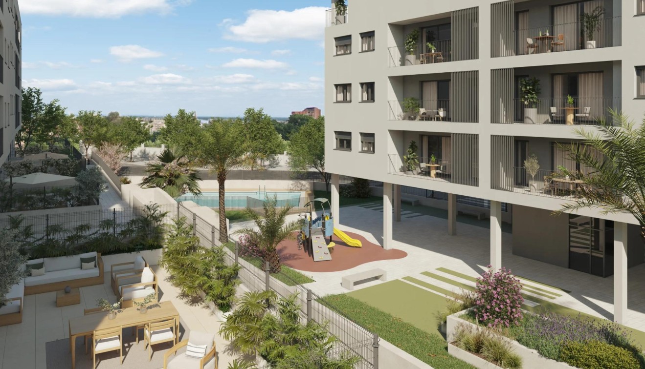 Nouvelle construction - Ground floor apartment - Alicante - San Agustín
