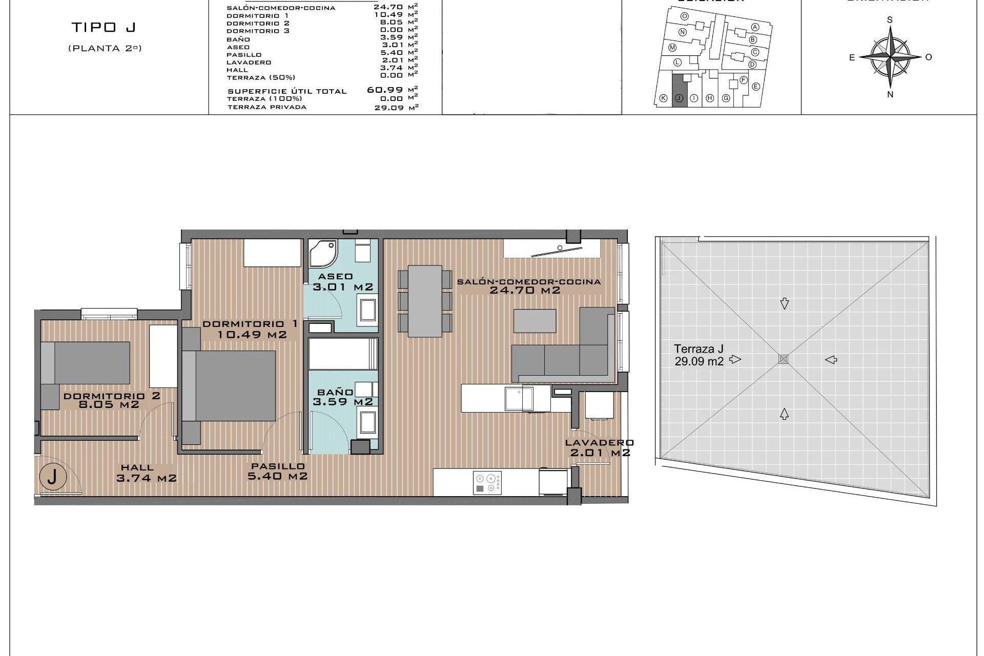 Nouvelle construction - Penthouse - Algorfa - Pueblo