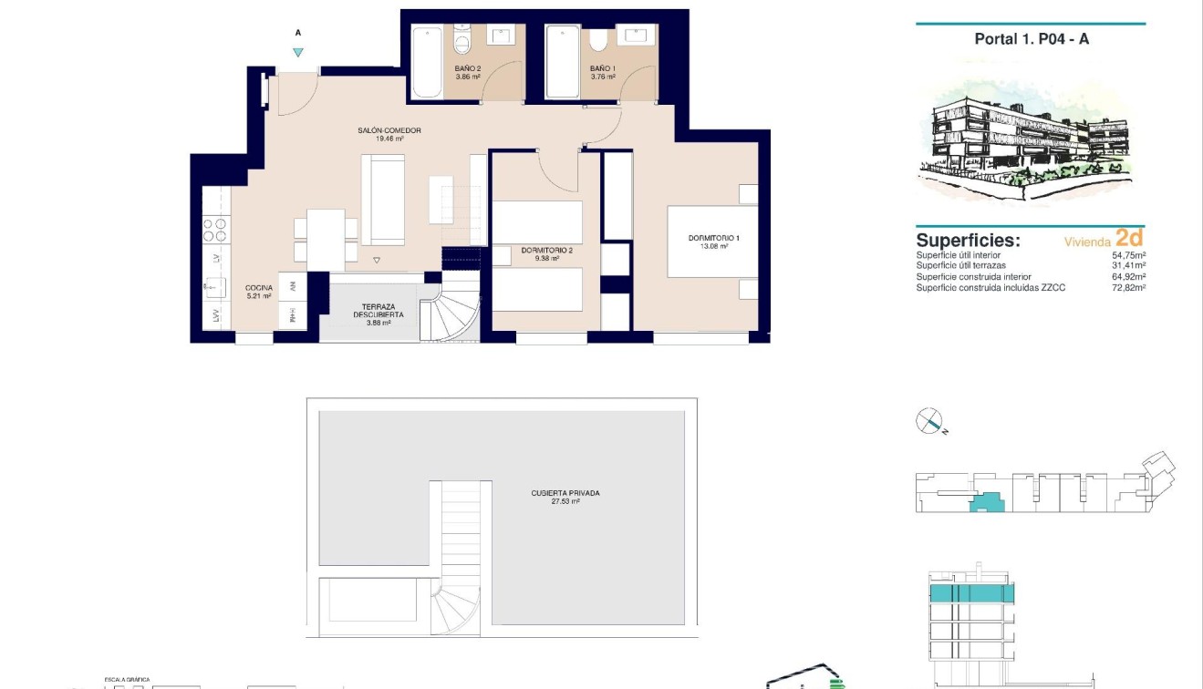 Nouvelle construction - Penthouse - Alicante - San Agustín-PAU 2