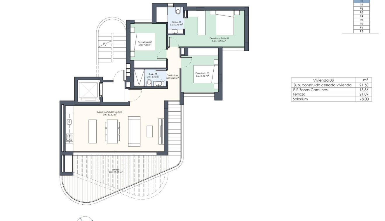 Nouvelle construction - Penthouse - Guardamar del Segura - Avenida del Puerto