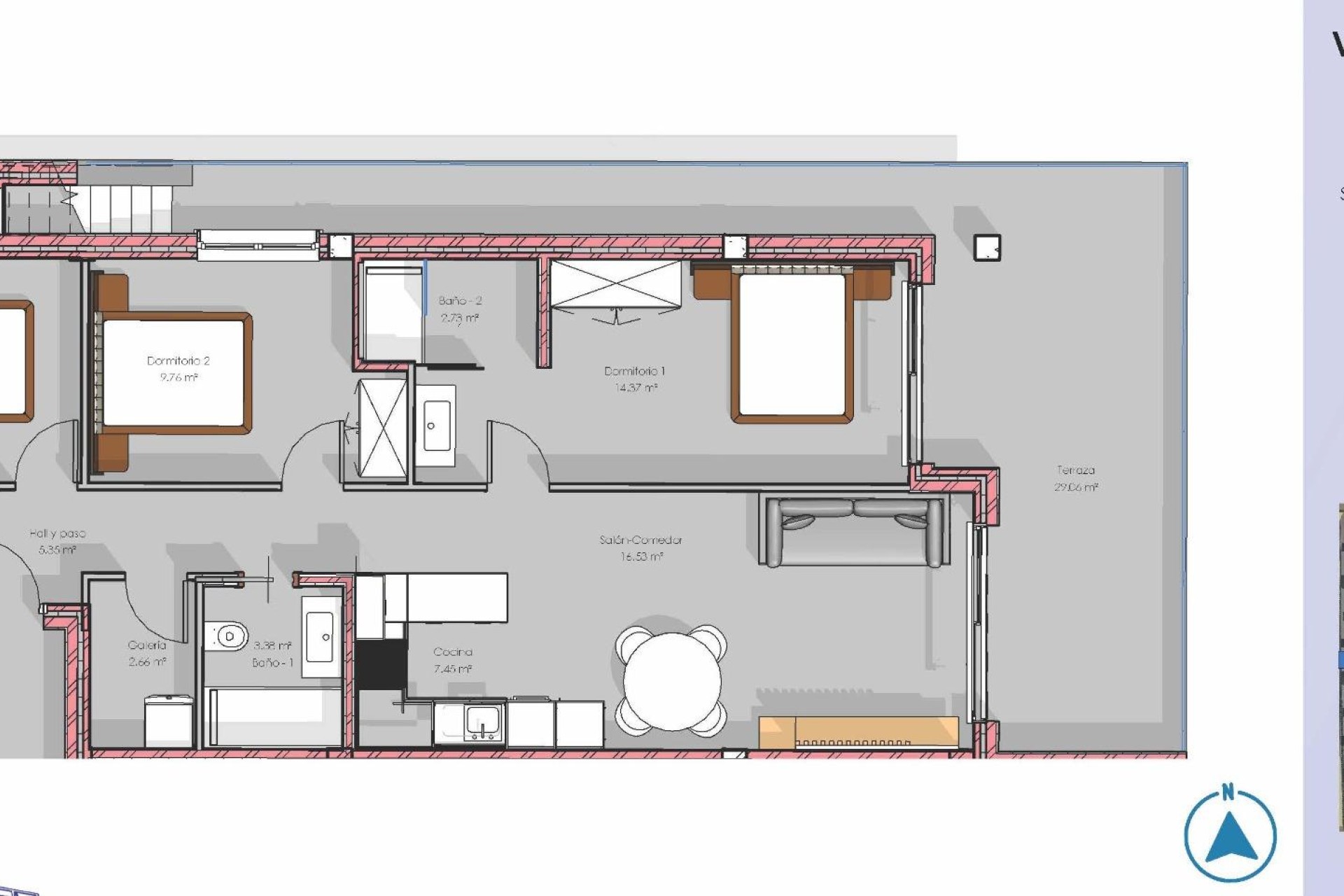 Nouvelle construction - Penthouse - Guardamar del Segura - El Raso