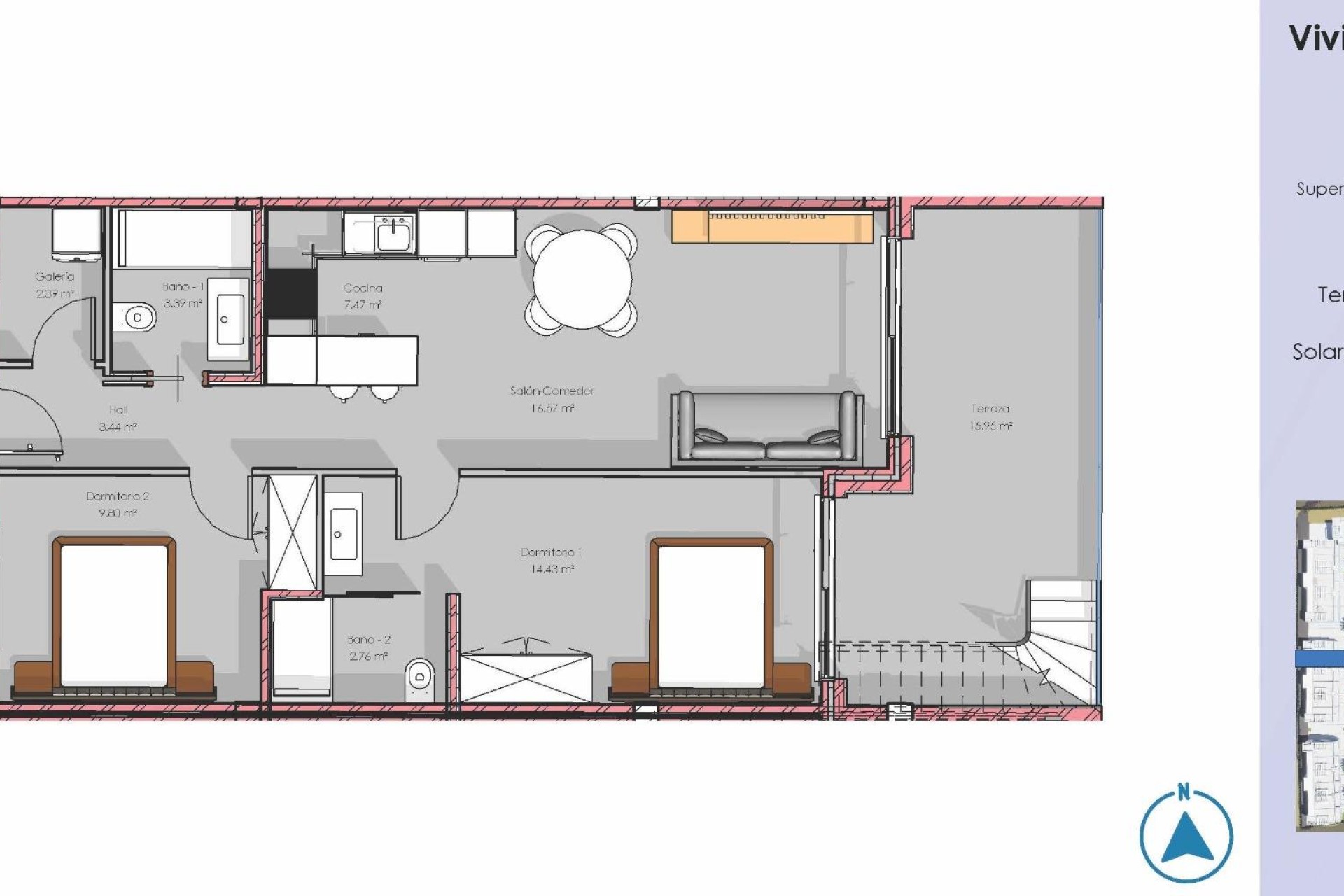 Nouvelle construction - Penthouse - Guardamar del Segura - El Raso