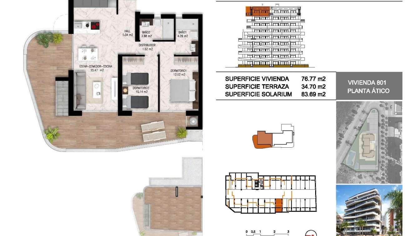 Nouvelle construction - Penthouse - Guardamar del Segura - PUERTO