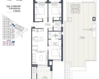 Nouvelle construction - Penthouse - Los Alcázares - Serena Golf