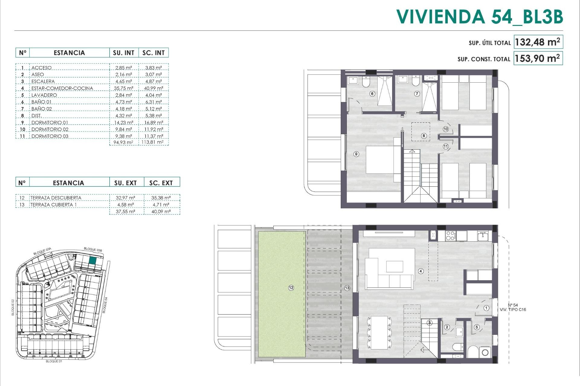 Nouvelle construction - Penthouse - Monforte del Cid - Alenda Golf