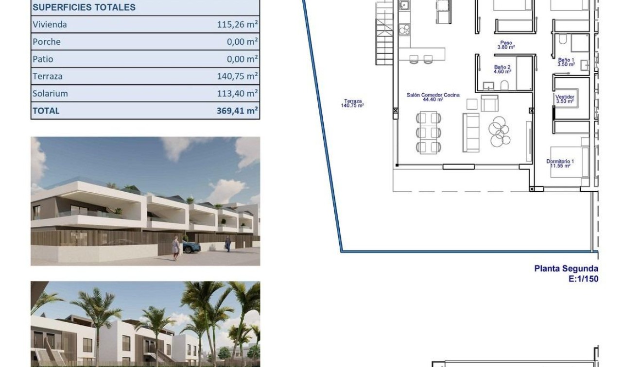 Nouvelle construction - Penthouse - Pilar de La Horadada - pueblo