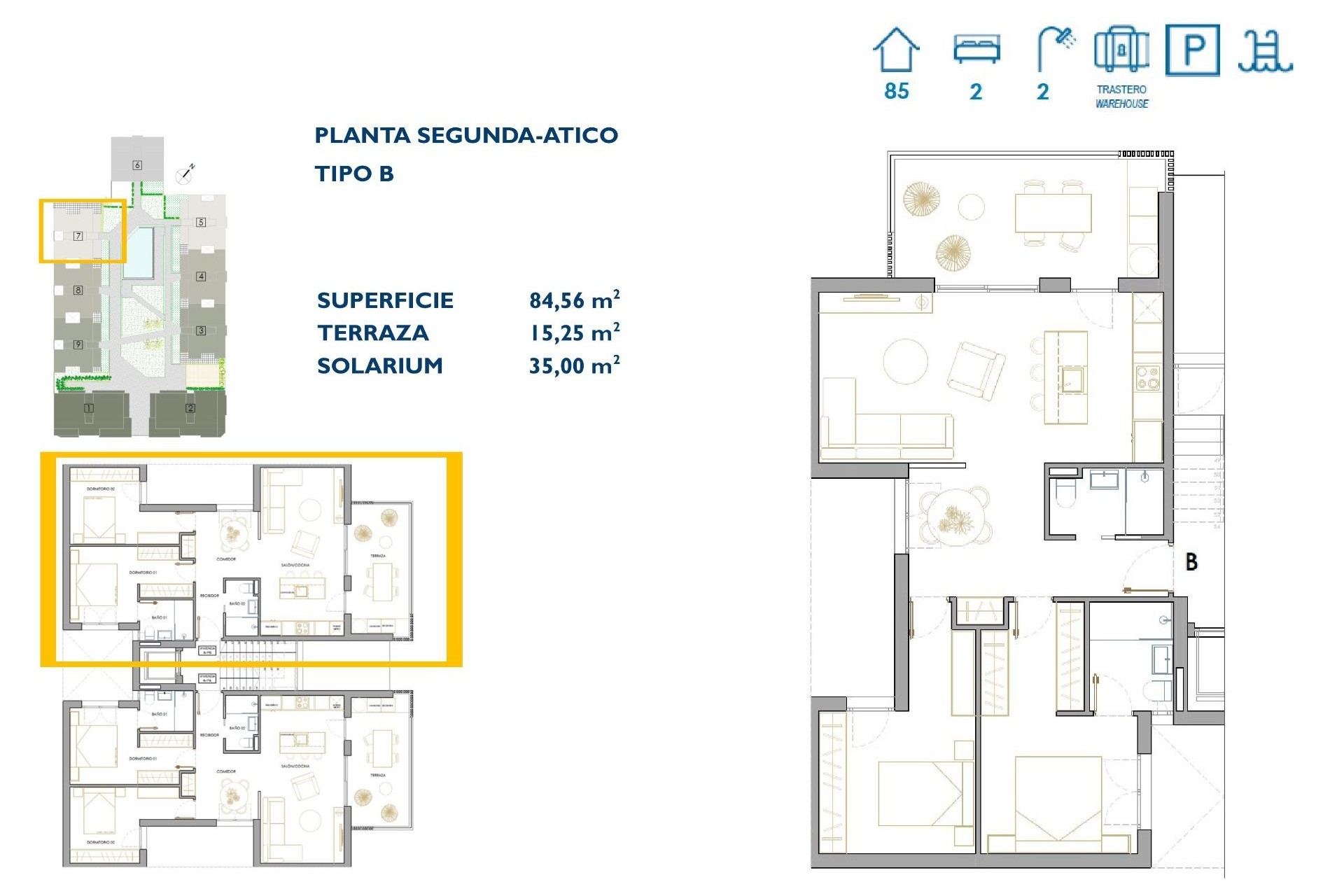 Nouvelle construction - Penthouse - San Pedro del Pinatar - Pueblo