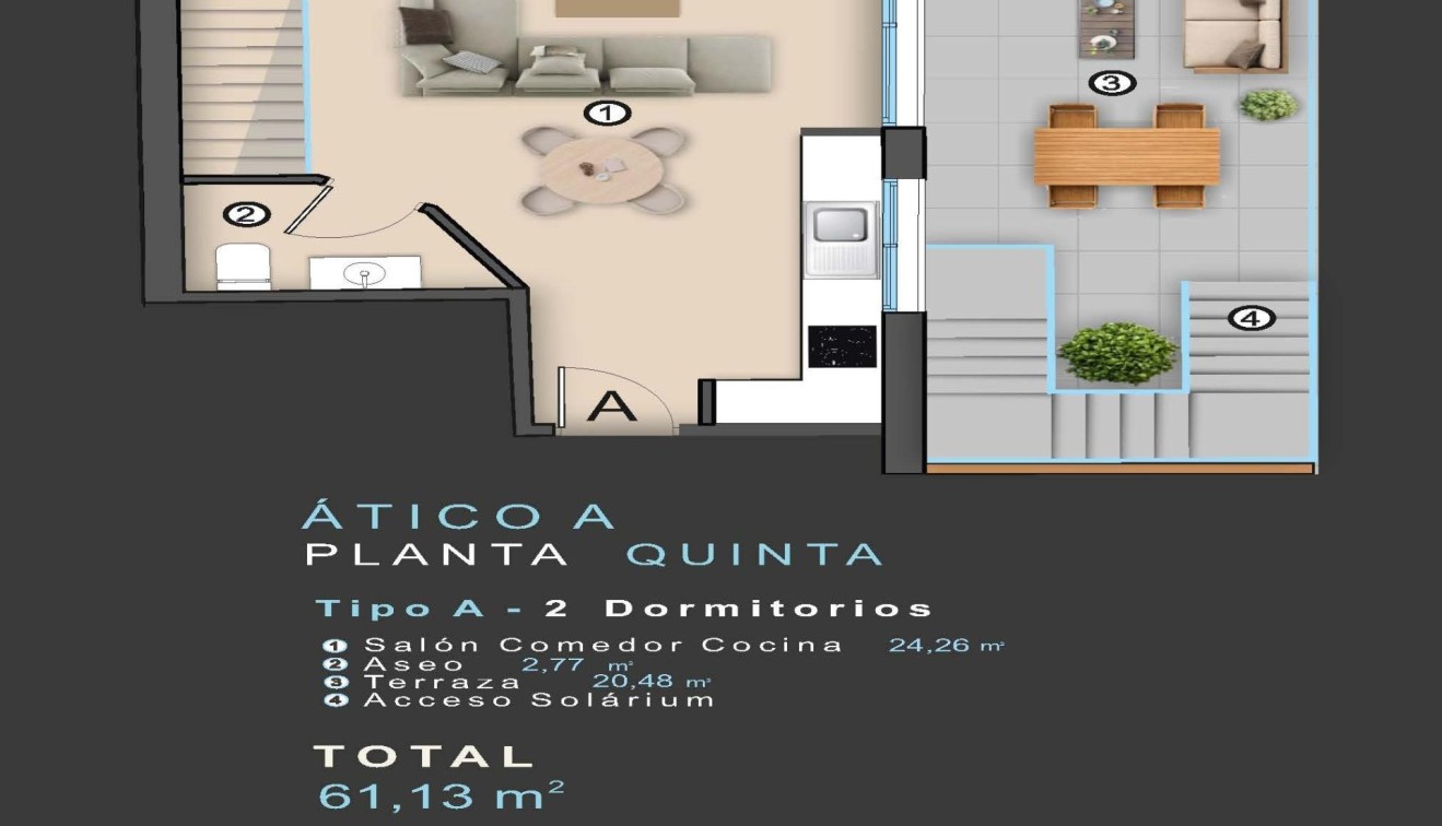 Nouvelle construction - Penthouse - Torrevieja - Centro