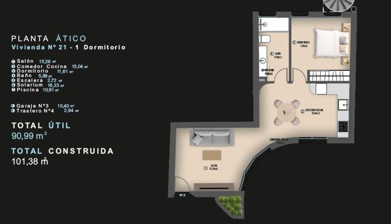 Nouvelle construction - Penthouse - Torrevieja - Centro
