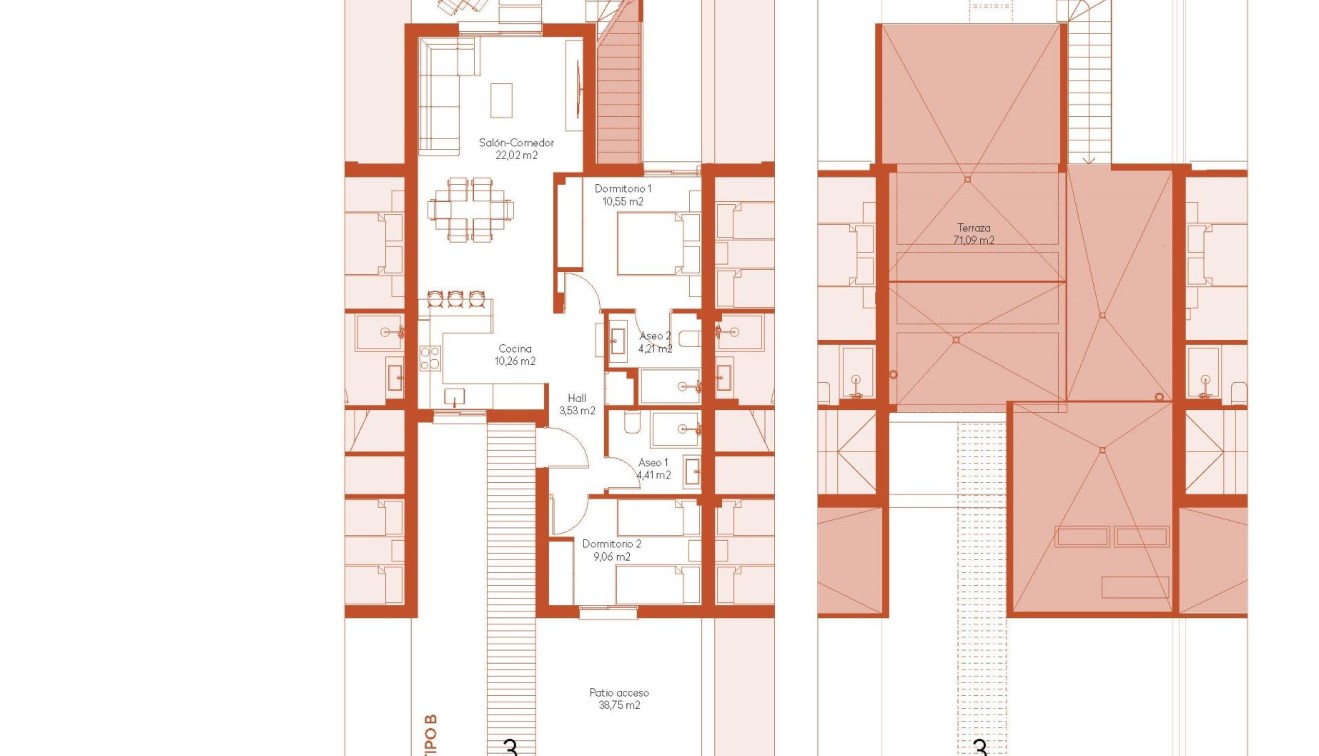 Nouvelle construction - Town House - BAÑOS Y MENDIGO - Altaona Golf