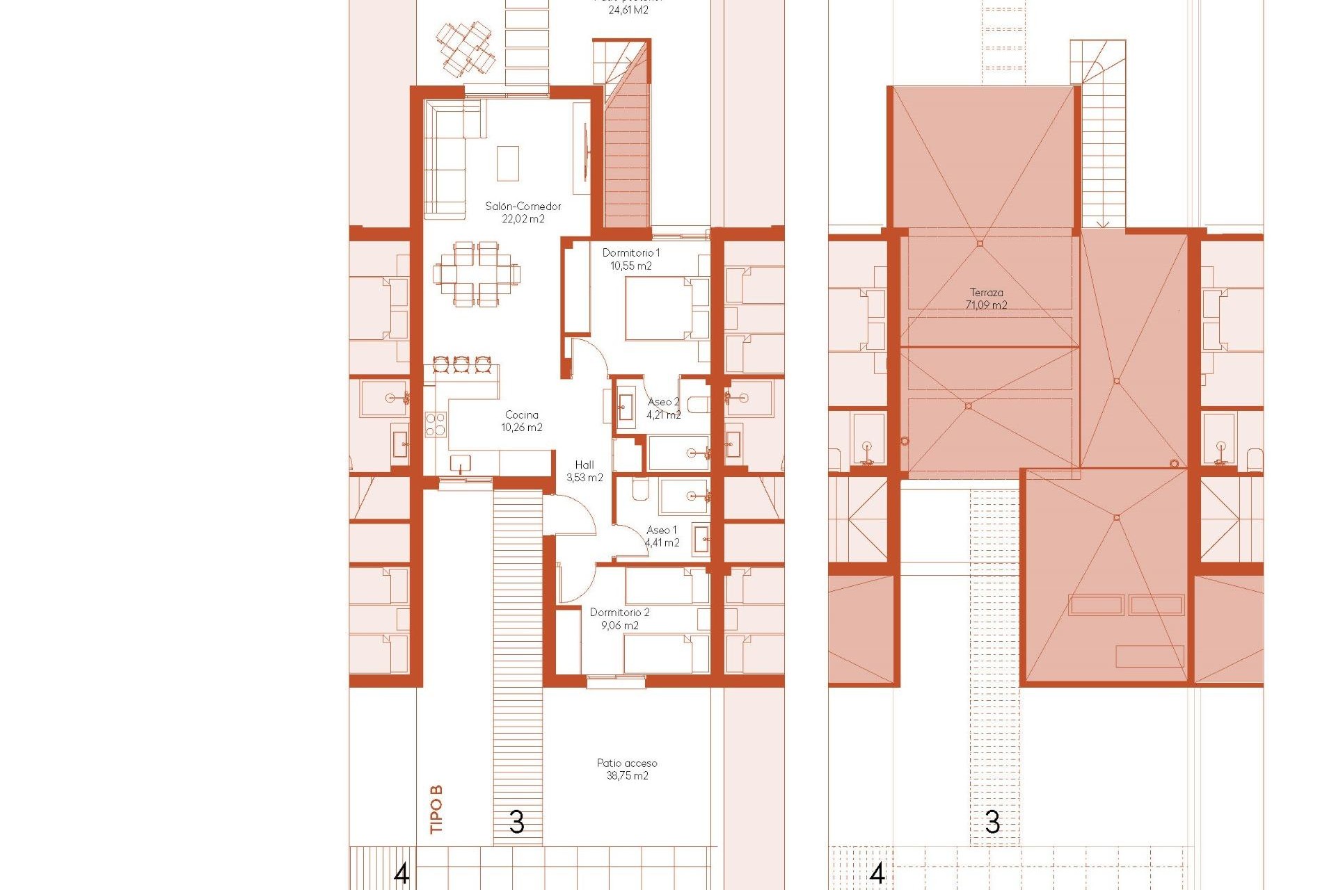 Nouvelle construction - Town House - BAÑOS Y MENDIGO - Altaona Golf