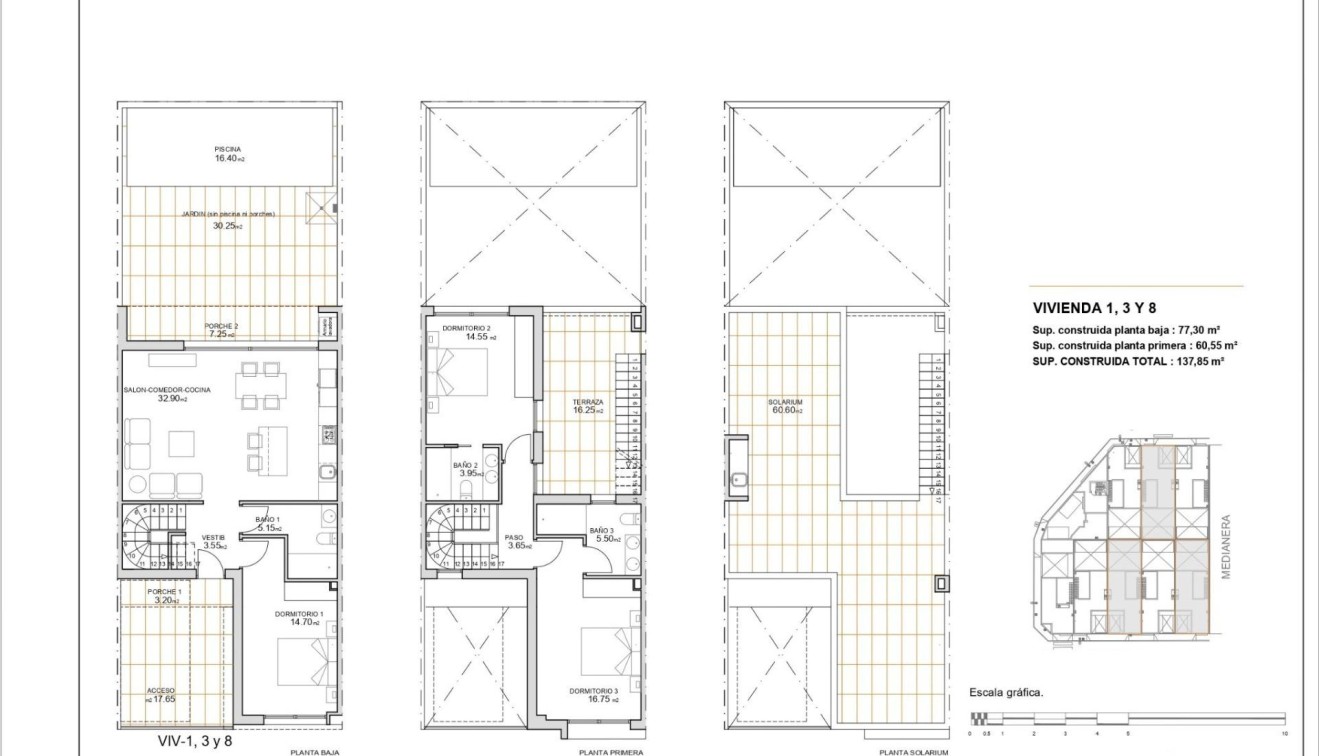 Nouvelle construction - Town House - San Javier - pueblo