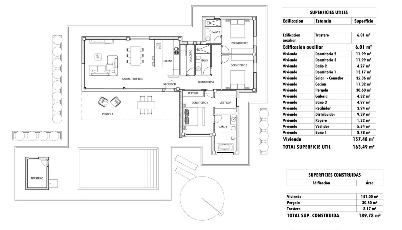 Nouvelle construction - Villa - Aspe - Poligono 19