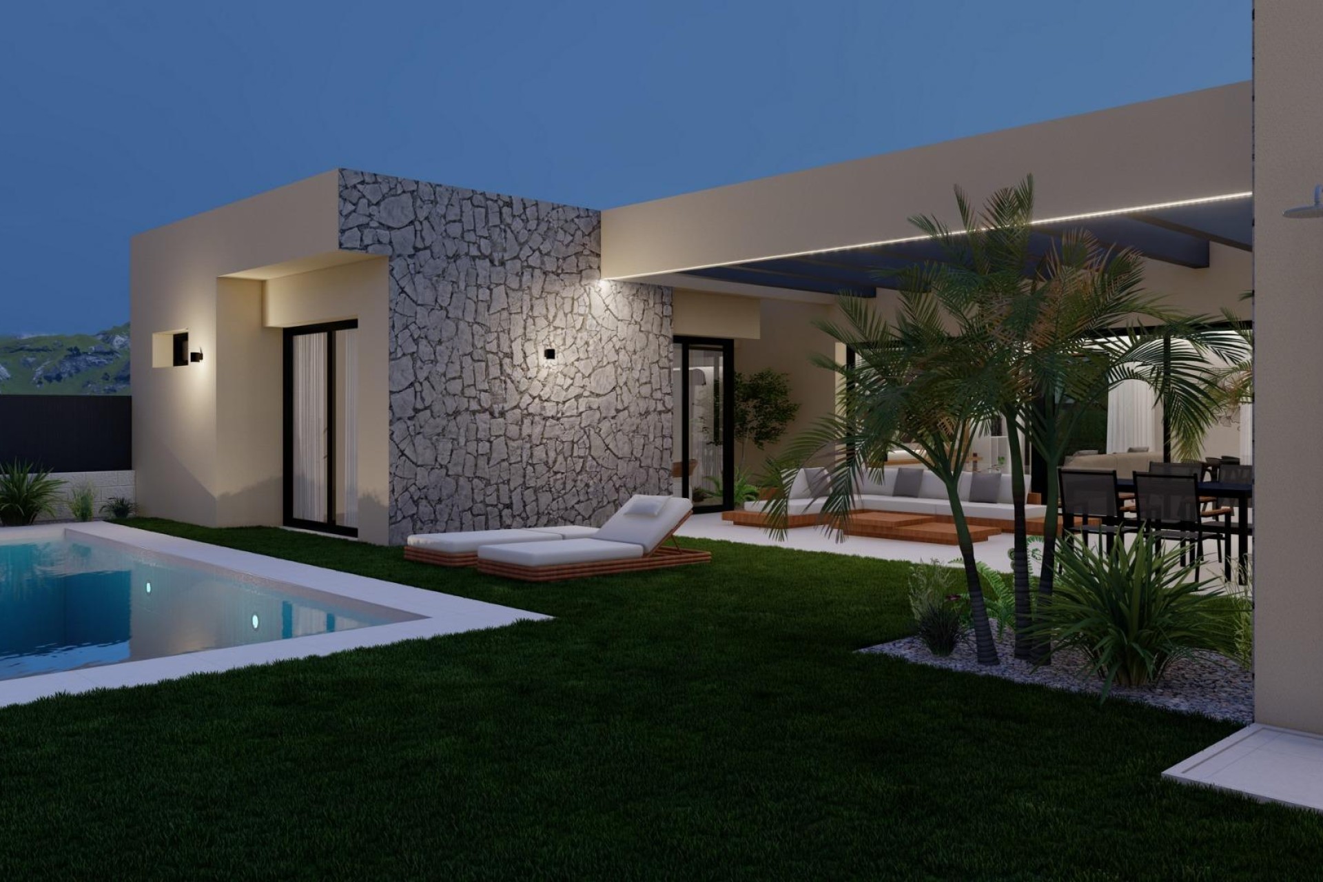 Nouvelle construction - Villa - BAÑOS Y MENDIGO - Altaona Golf