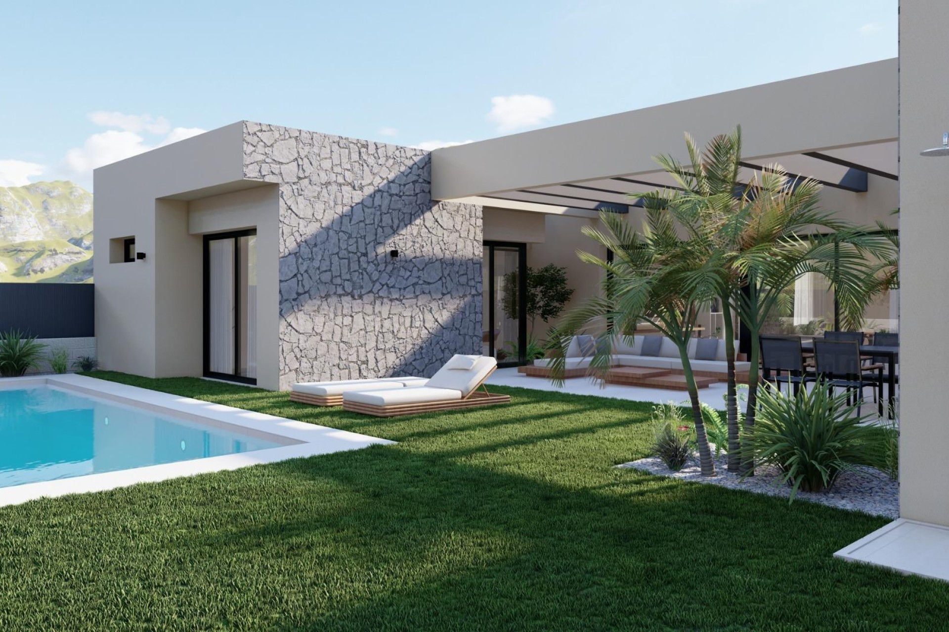 Nouvelle construction - Villa - BAÑOS Y MENDIGO - Altaona Golf