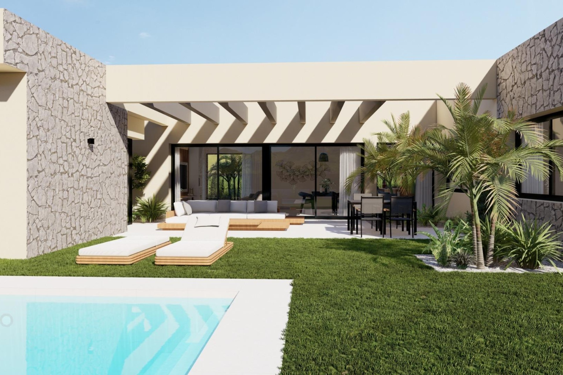 Nouvelle construction - Villa - BAÑOS Y MENDIGO - Altaona Golf