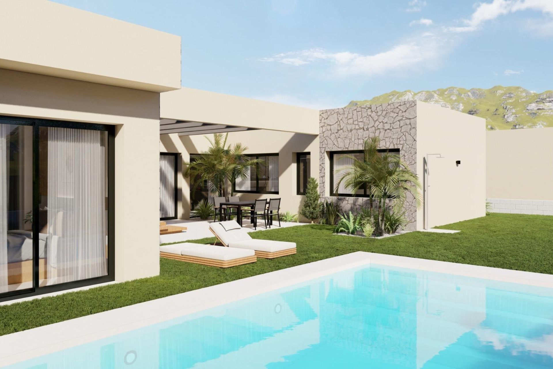 Nouvelle construction - Villa - BAÑOS Y MENDIGO - Altaona Golf