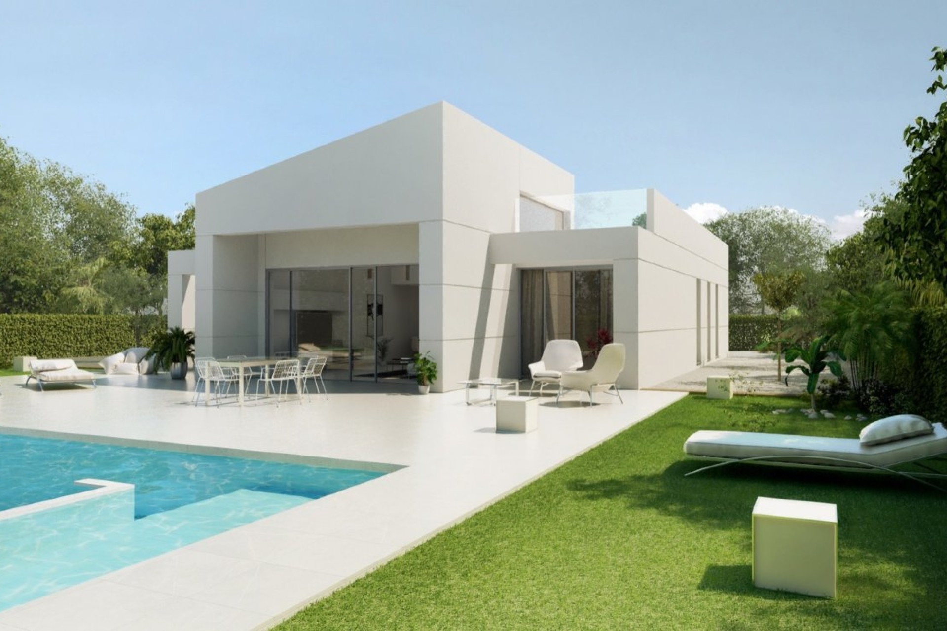 Nouvelle construction - Villa - BAÑOS Y MENDIGO - Altaona Golf