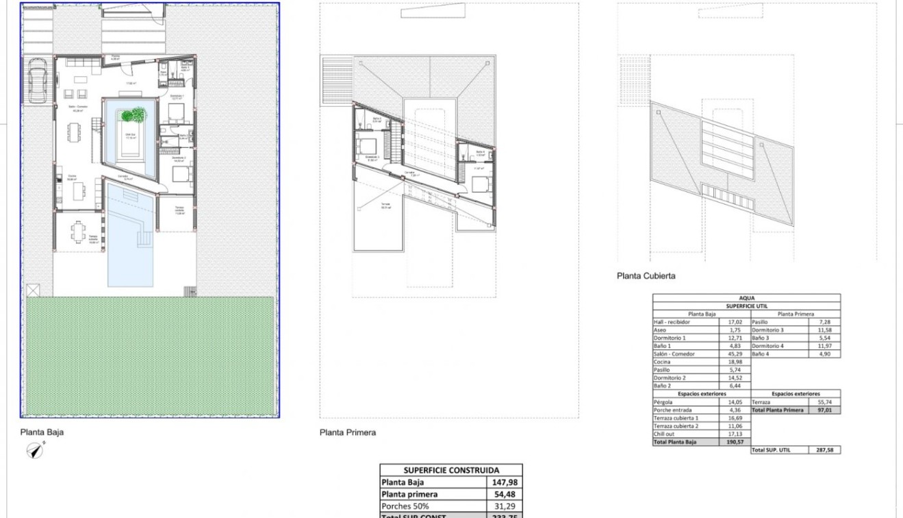 Nouvelle construction - Villa - BAÑOS Y MENDIGO - Altaona Golf