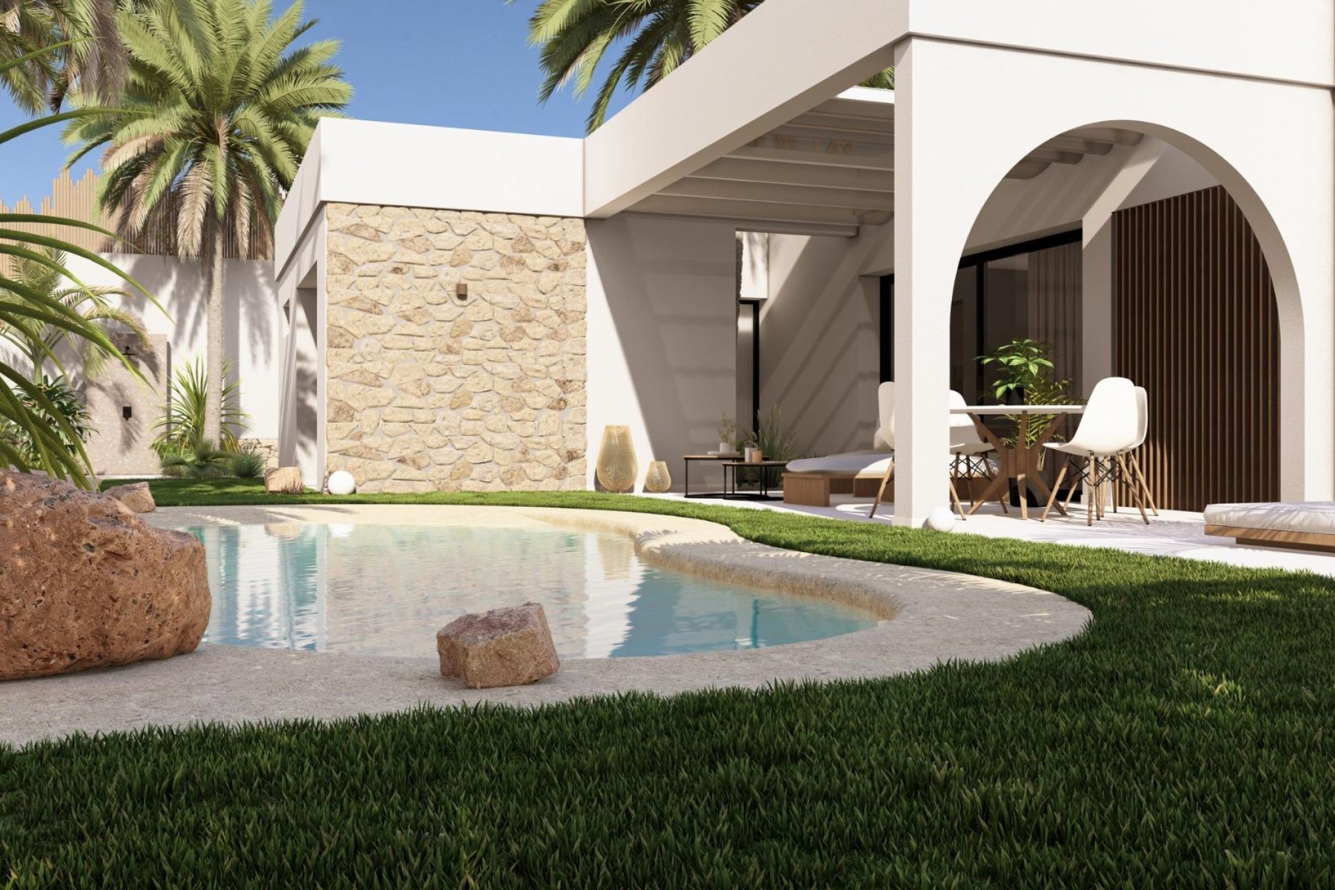 Nouvelle construction - Villa - BAÑOS Y MENDIGO - Altaona Golf