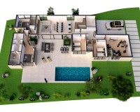 Nouvelle construction - Villa - BAÑOS Y MENDIGO - Altaona Golf