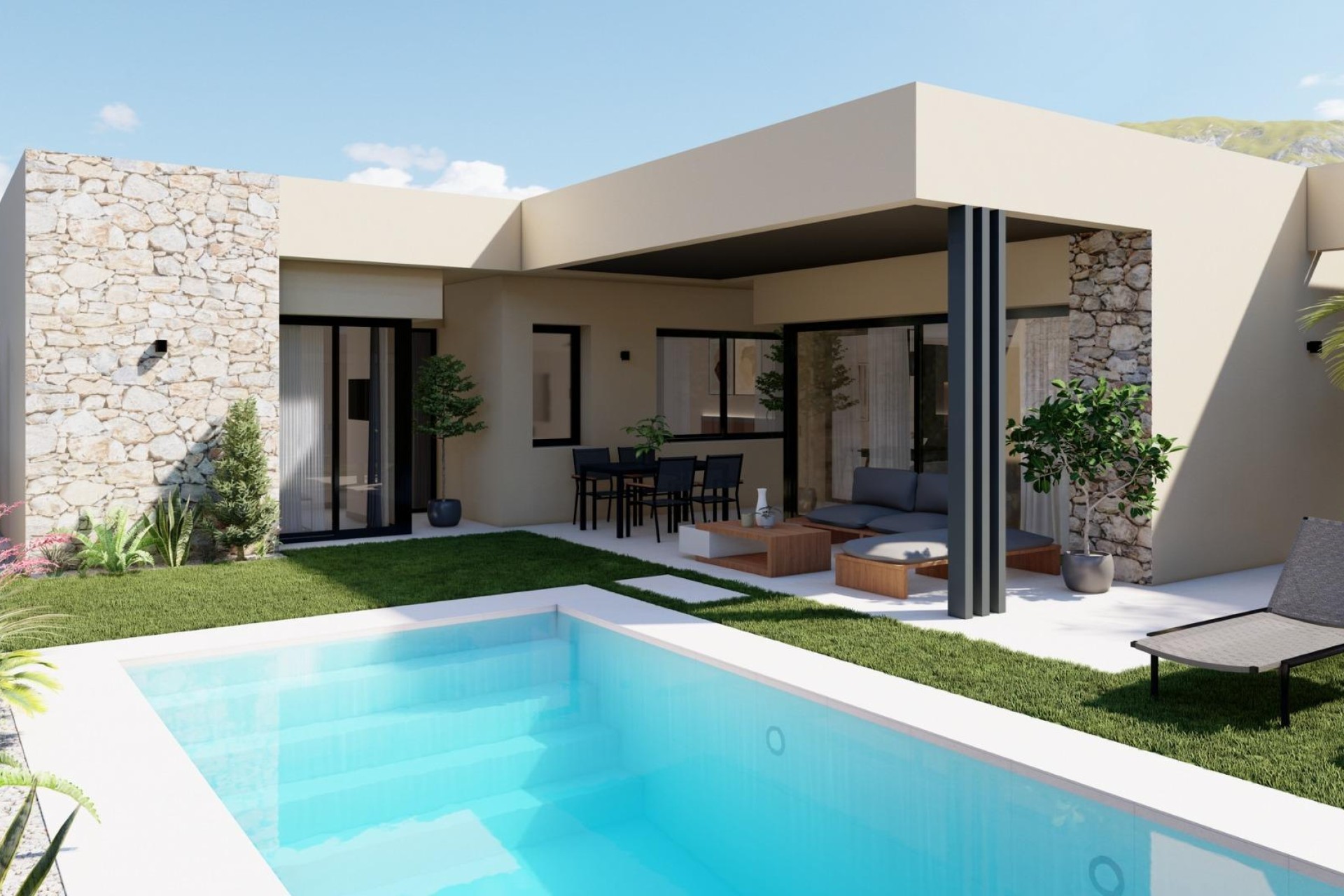 Nouvelle construction - Villa - BAÑOS Y MENDIGO - Altaona Golf