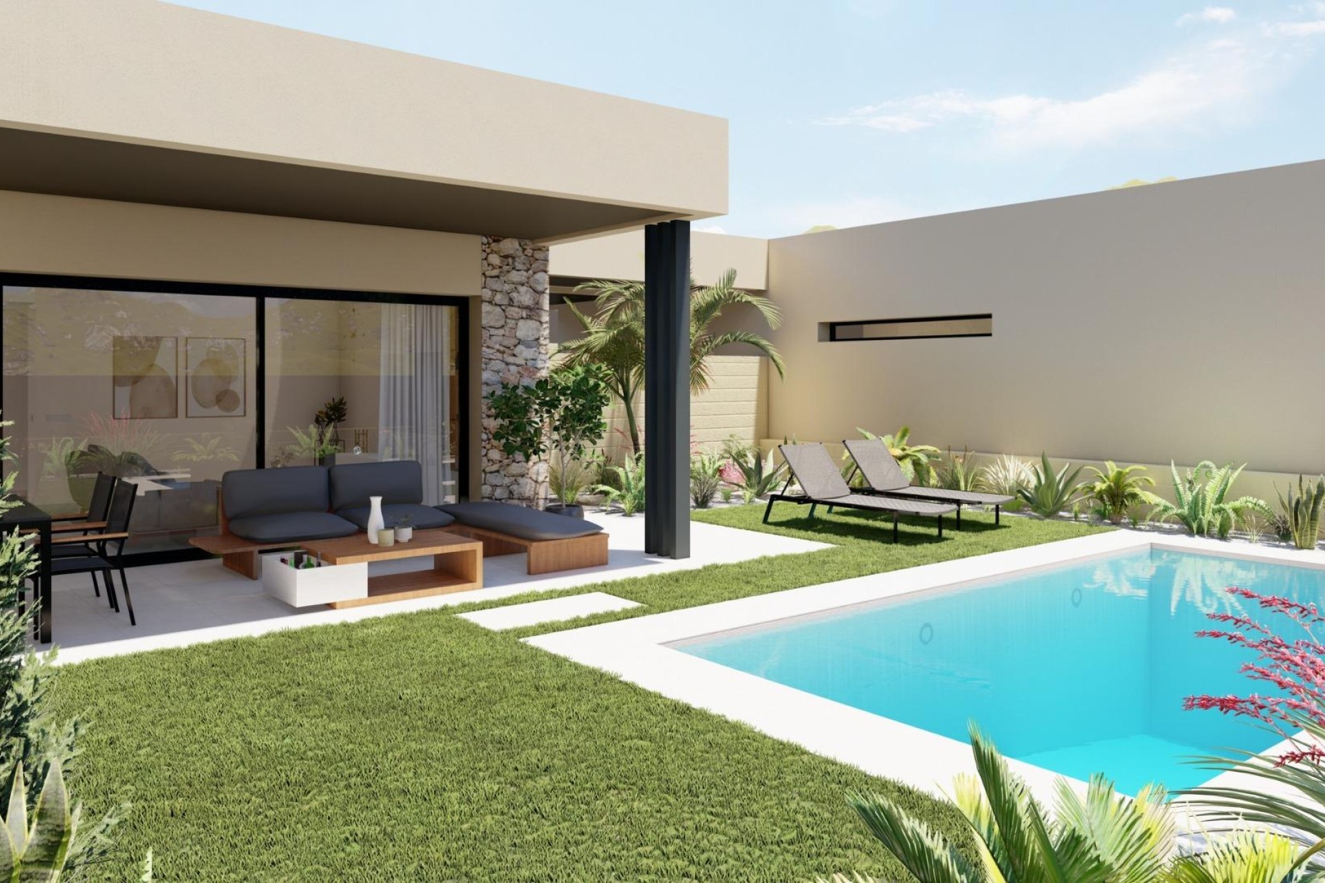 Nouvelle construction - Villa - BAÑOS Y MENDIGO - Altaona Golf