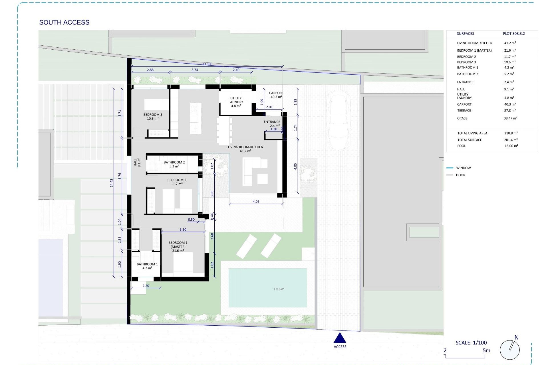 Nouvelle construction - Villa - BAÑOS Y MENDIGO - Altaona Golf