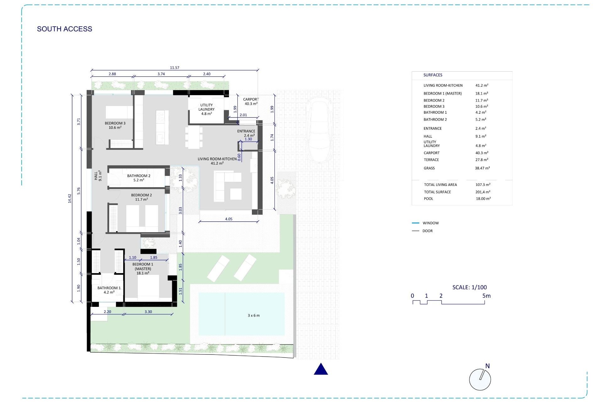 Nouvelle construction - Villa - BAÑOS Y MENDIGO - Altaona Golf