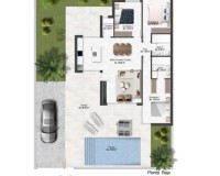 Nouvelle construction - Villa - BAÑOS Y MENDIGO - Altaona Golf