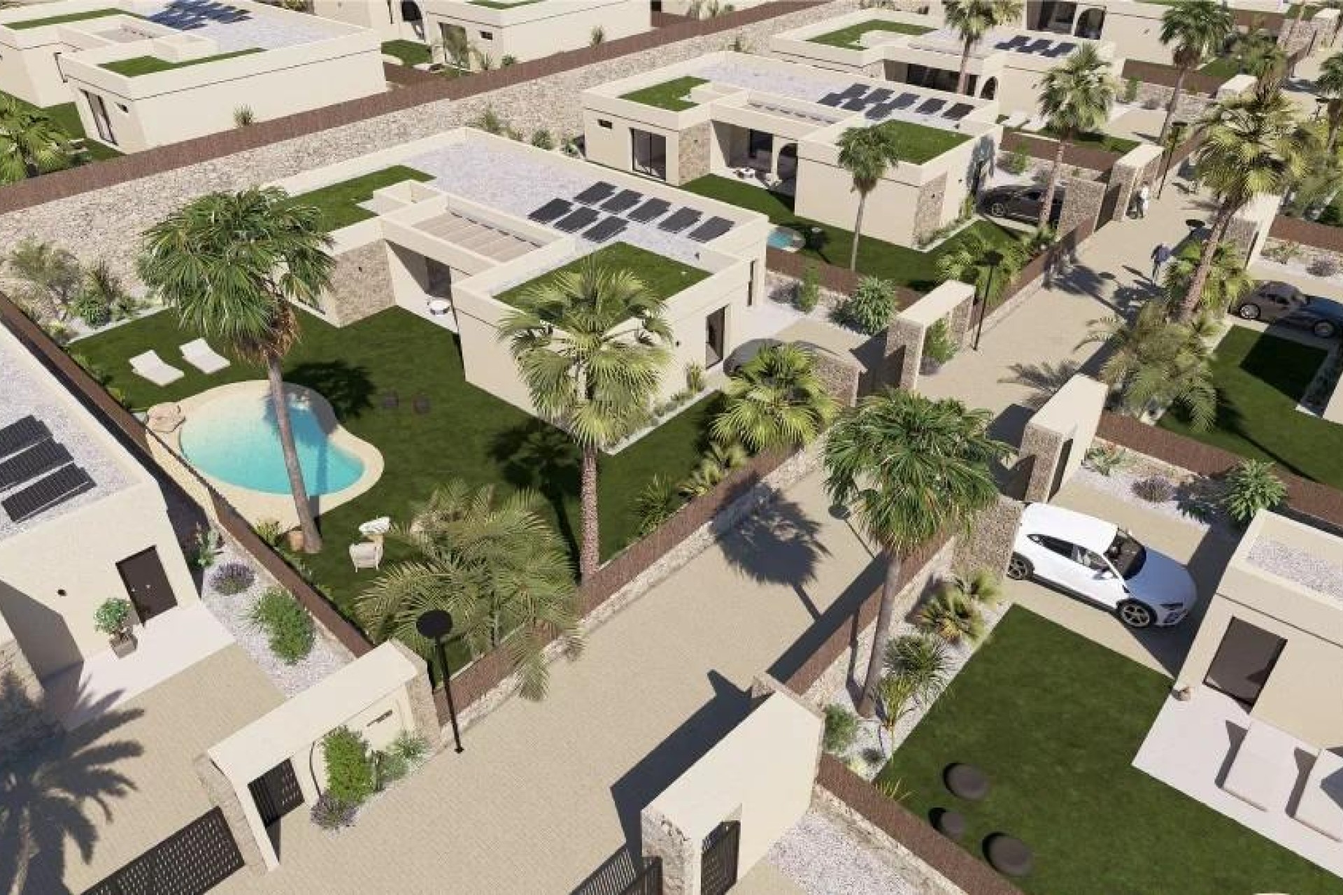Nouvelle construction - Villa - BAÑOS Y MENDIGO - Altaona Golf