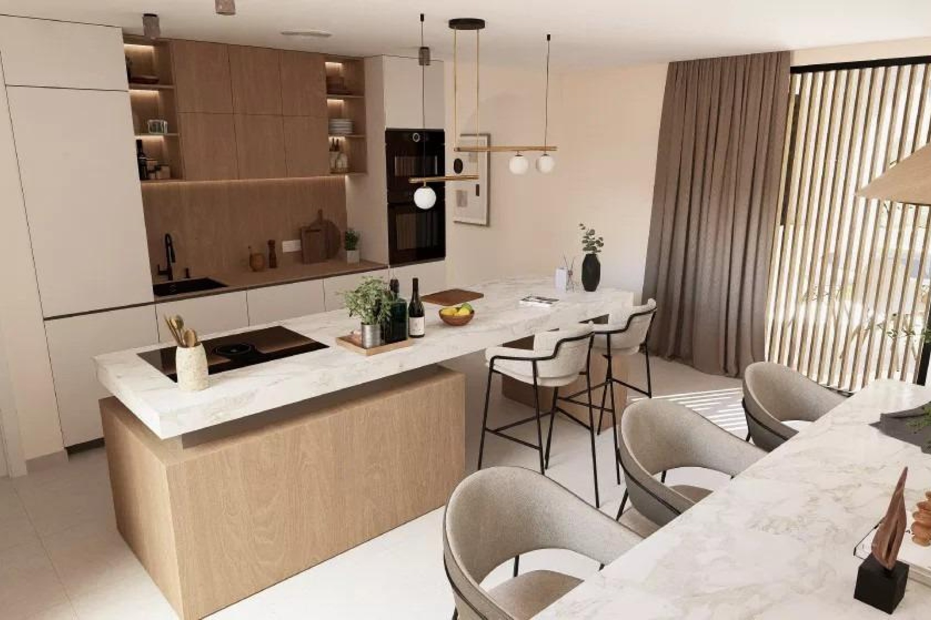 Nouvelle construction - Villa - BAÑOS Y MENDIGO - Altaona Golf