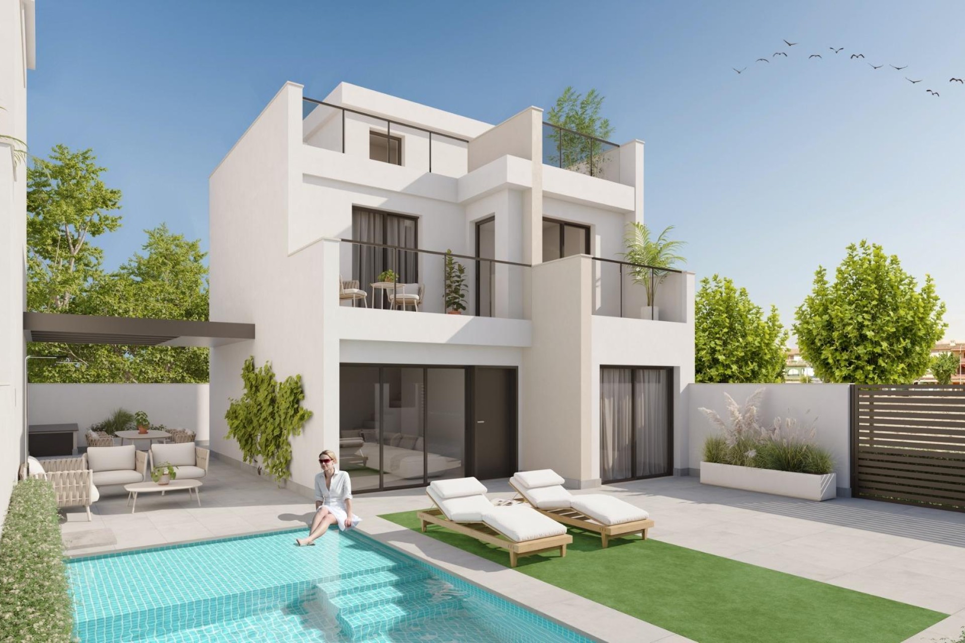 Nouvelle construction - Villa - Los Alcázares - Playa la Atascadera